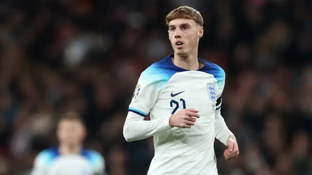 Cole Palmer rộng cửa giành một suất đá chính cho tuyển Anh tại EURO 2024.  Ảnh: AFP 