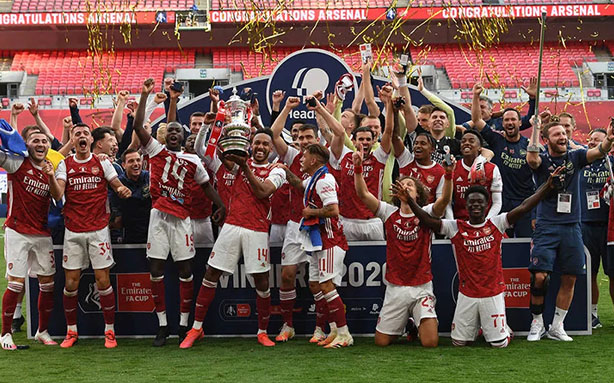 Arsenal lên ngôi vô địch tại FA Cup 2019-2020. Ảnh: Arsenal FC