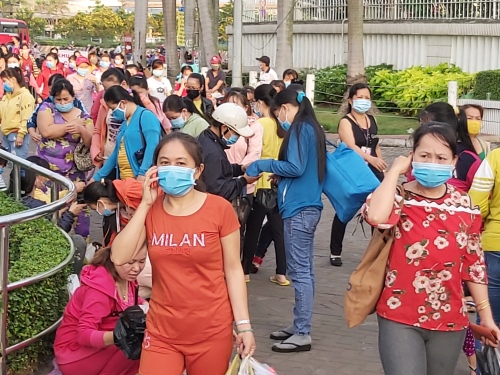 Mức thưởng Tết Giáp Thìn 2024 của công nhân Công ty PuyYuen Việt Nam bình quân khoảng 17 triệu đồng. Ảnh: Nam Dương