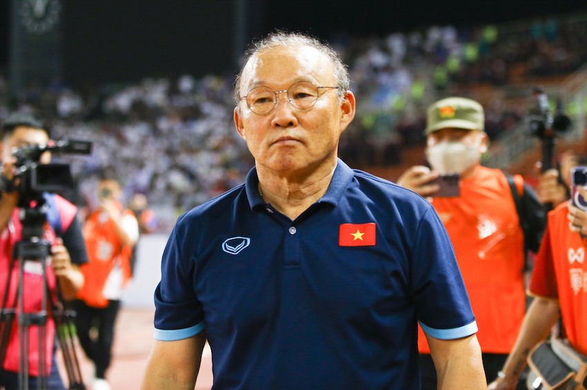Huấn luyện viên Park Hang-seo từng không được ủng hộ cho đến khi giành thành tích đầu tiên tại giải U23 châu Á 2023. Ảnh: VFF