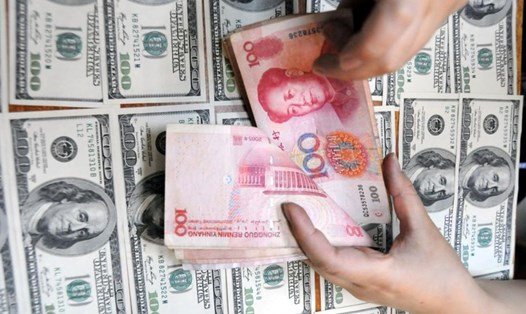 Dự trữ ngoại hối của Trung Quốc đạt 3.238 tỉ USD. Ảnh: Xinhua