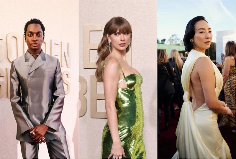 Dàn sao điện ảnh tại thảm đỏ Quả cầu vàng 2024. Ảnh: Golden Globes