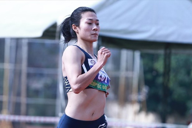 Vận động viên Lê Tú Chinh. Ảnh: Thanh Vũ