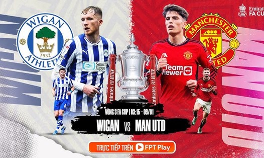 Link xem trực tiếp trận Wigan vs Man United tại vòng 3 FA Cup 2023-2024. Ảnh: FPT Play