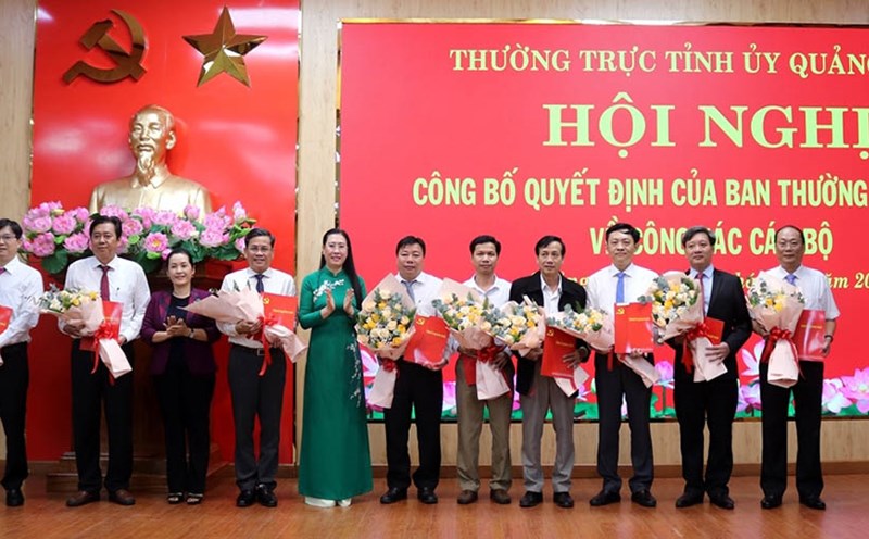 Ban Thường vụ Tỉnh ủy Quảng Ngãi điều động, bổ nhiệm nhân sự mới. Ảnh: VGP