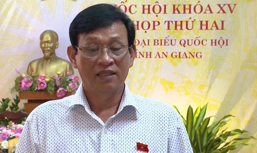 Ông Nguyễn Văn Thạnh khi còn làm đại biểu Quốc hội tỉnh An Giang. Ảnh: Quochoi.vn