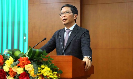 Ông Trần Tuấn Anh - Ủy viên Bộ Chính trị, Trưởng ban Kinh tế Trung ương chủ trì hội nghị. Ảnh: BKTTW