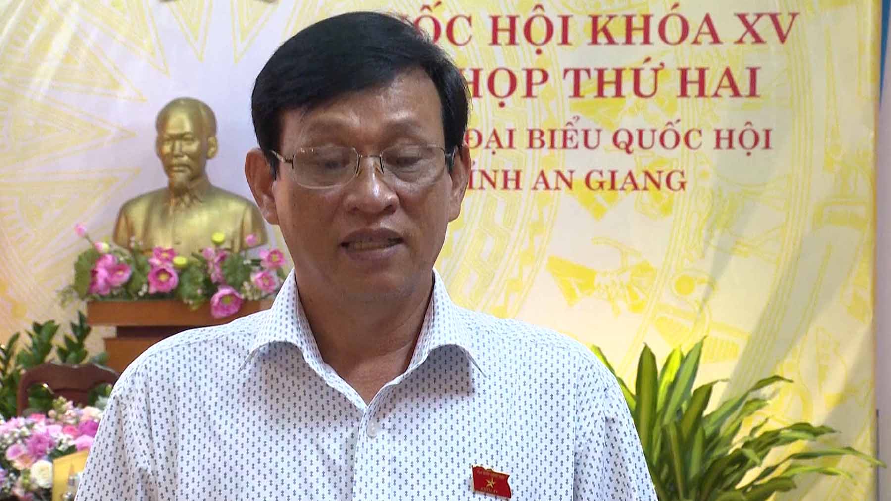 Ông Nguyễn Văn Thạnh khi còn làm đại biểu Quốc hội tỉnh An Giang. Ảnh: Quochoi.vn 