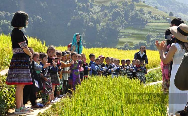 Huyện Mù Cang Chải đang tranh thủ mọi nguồn lực khai thác tiềm năng, thế mạnh phát triển du lịch. Ảnh: Bảo Nguyên