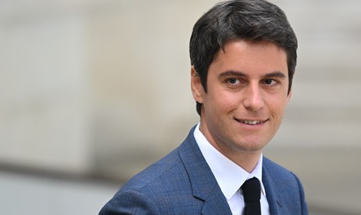 Tân Thủ tướng Pháp Gabriel Attal. Ảnh: AFP