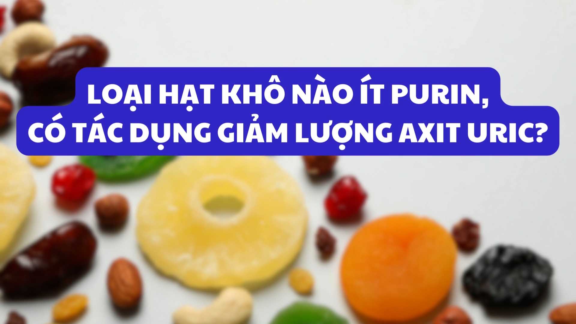 Which dried seeds are low in purines and help reduce uric acid levels?