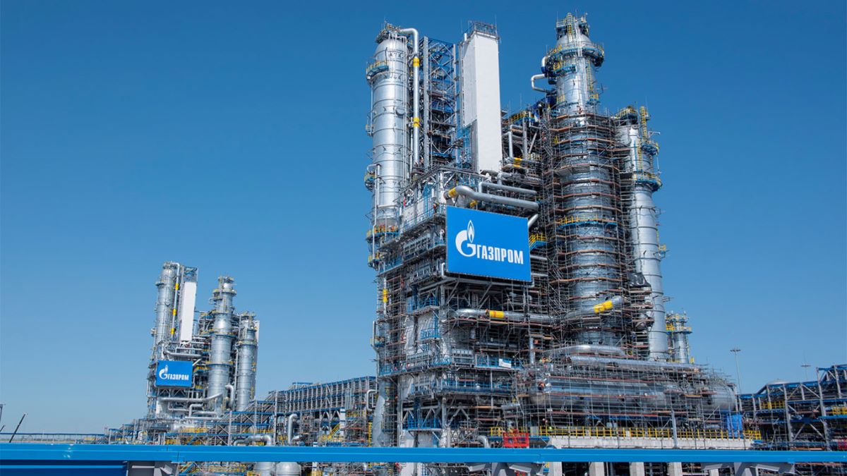 Nha may khi dot Amursk o Nga. Anh: Gazprom