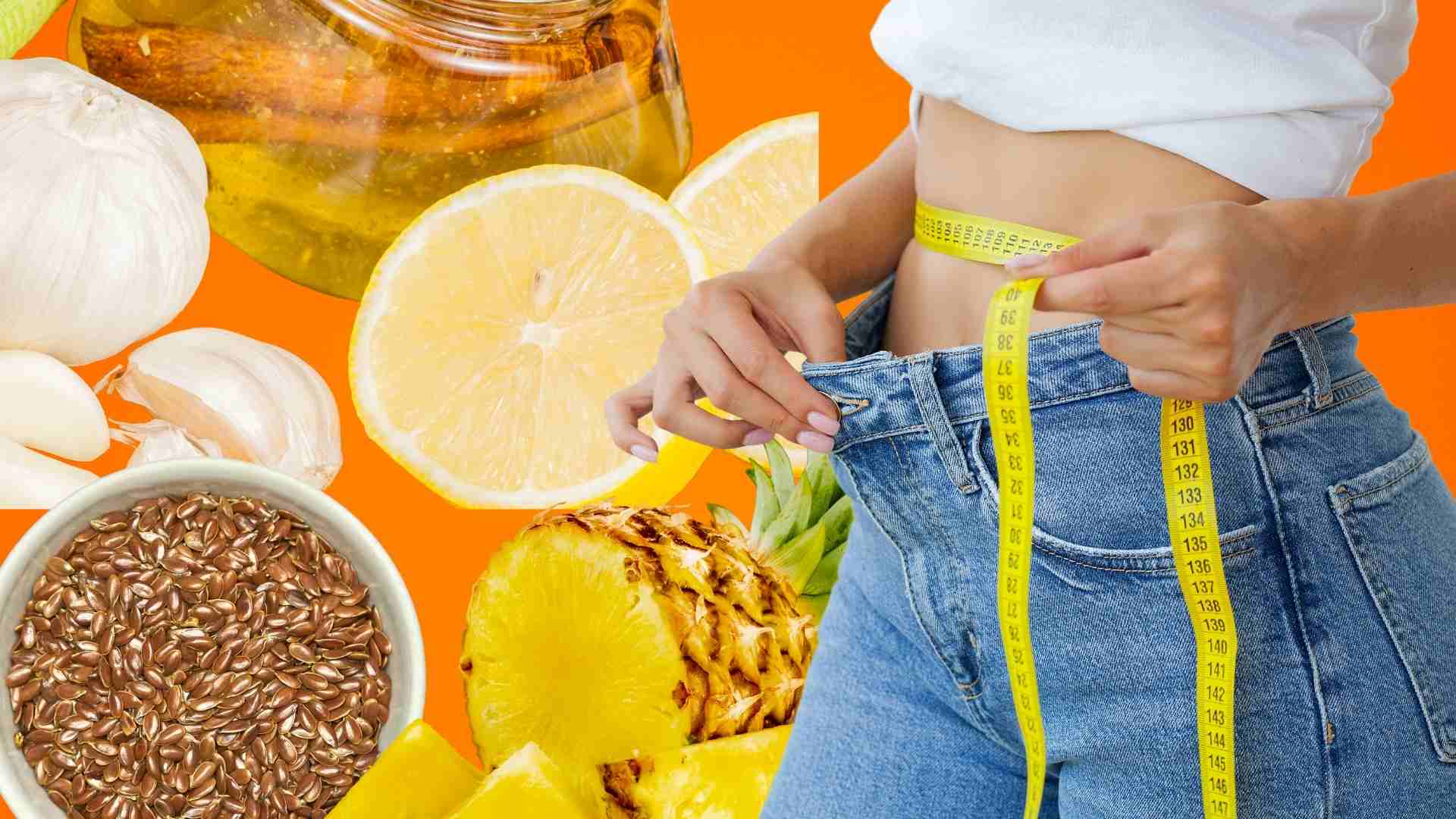 2 natural remedies to help burn belly fat and lose weight quickly. Graphic photo: Tue Nhi