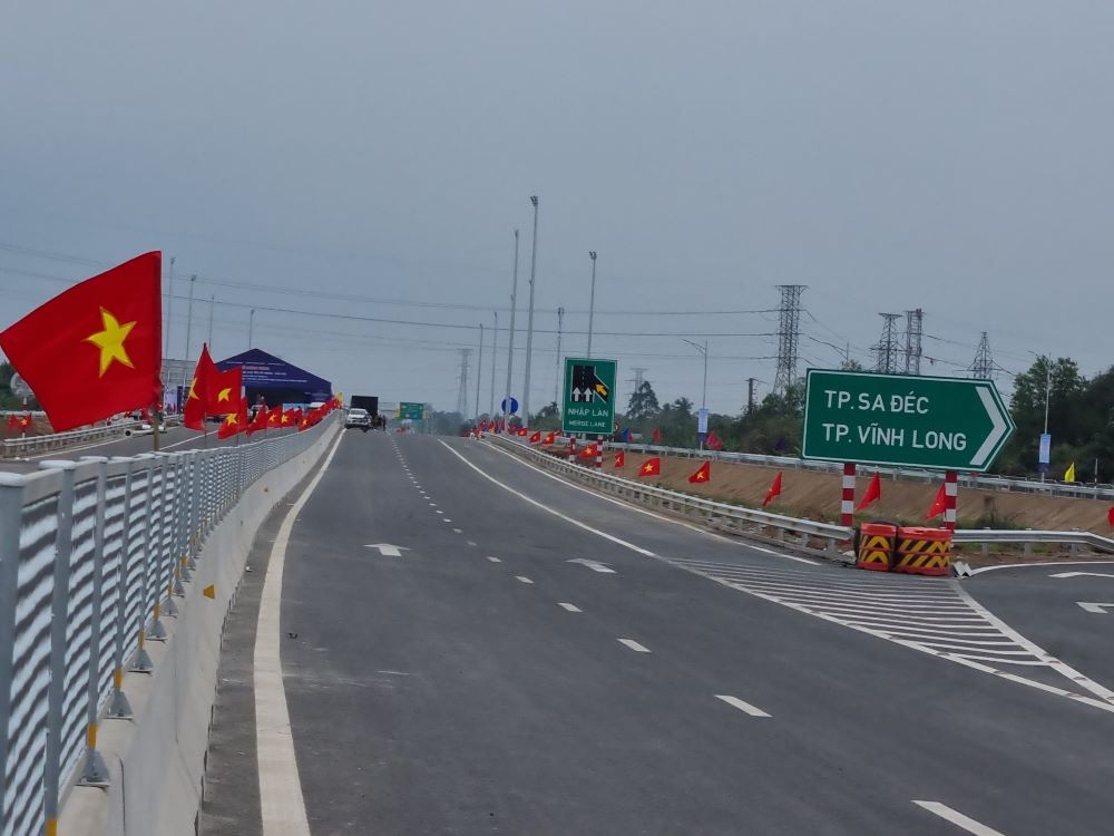 My Thuan – Can Tho Expressway. Photo: Ta Quang