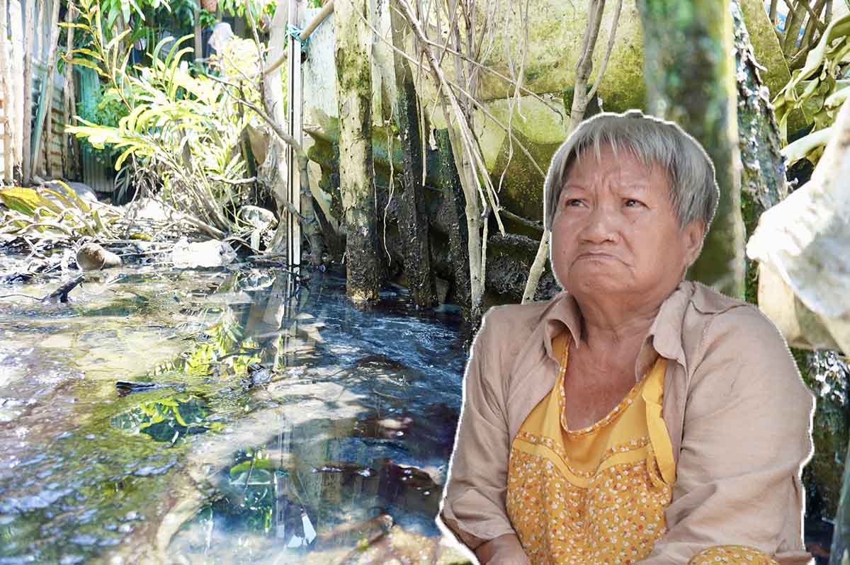 More than 20 years, living miserably next to a "dead" canal in Ho Chi Minh City