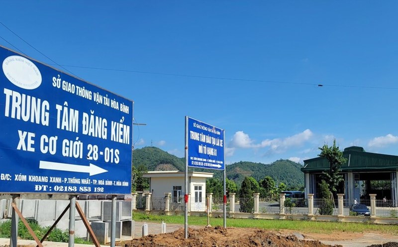 Motor vehicle inspection center 28-01S. Photo: Dang Tinh