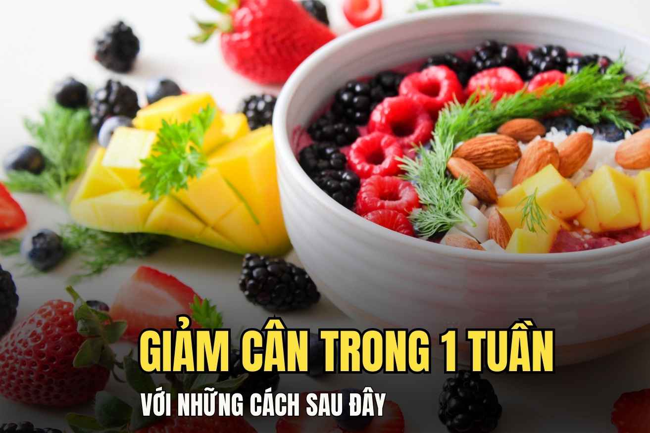 Lose weight fast in just 1 week. Graphics: Hai Ly