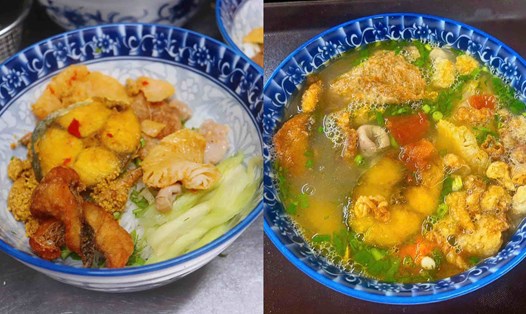 Bát bún cá cay thơm ngon và đậm đà. Ảnh: Hoài Lan