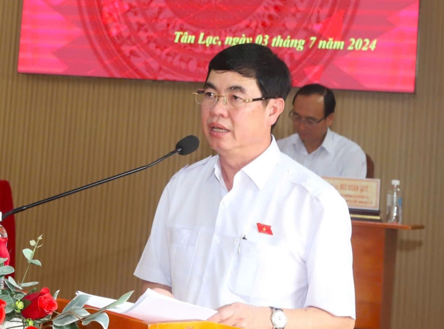 Ông Trần Đình Văn, Phó Bí thư Thường trực Tỉnh ủy Lâm Đồng, nghỉ hưu trước tuổi. Ảnh: Hoài Thanh