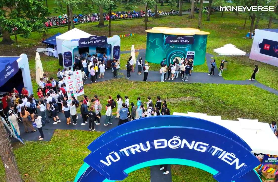 Playground of the Universe of Money program for students. Photo: BIDV