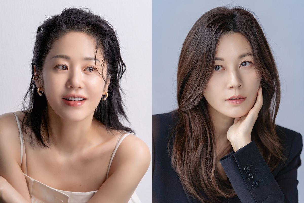 Diễn viên Hàn Quốc Go Hyun Jung và Kim Ha Neul. Ảnh: Naver