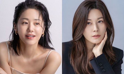 Diễn viên Hàn Quốc Go Hyun Jung và Kim Ha Neul. Ảnh: Naver