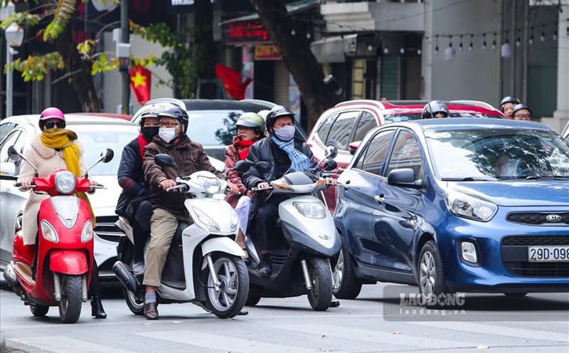 Du bao khong khi lanh anh huong toan mien Bac. Anh: LDO