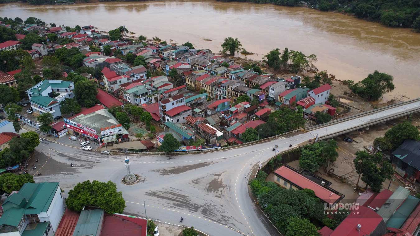 Hình ảnh TP Yên Bái sáng 2.10. Ảnh: Trần Bùi