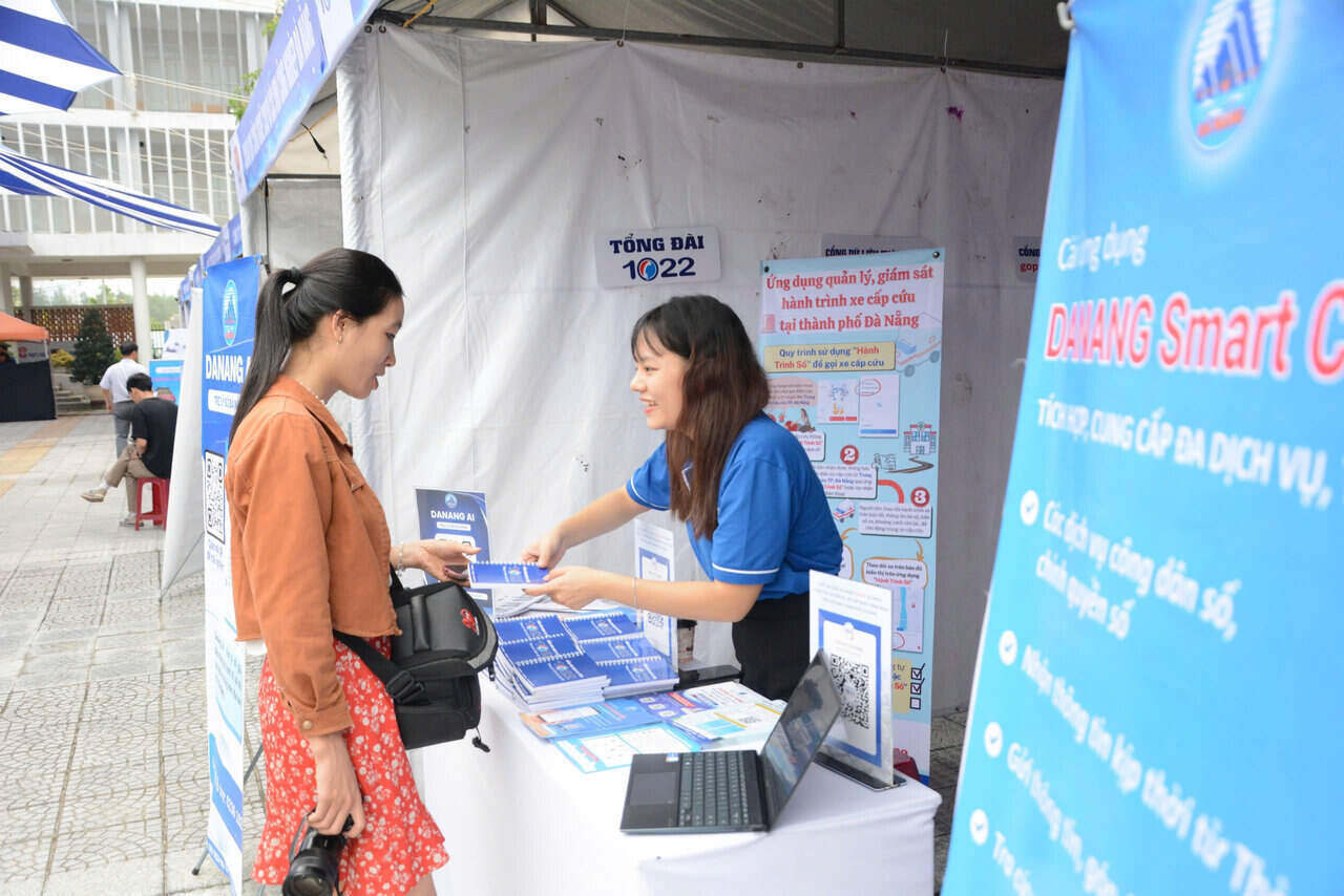 Công cuộc chuyển đổi số ở TP Đà Nẵng đã diễn ra mạnh mẽ. Ảnh: Mai Hương