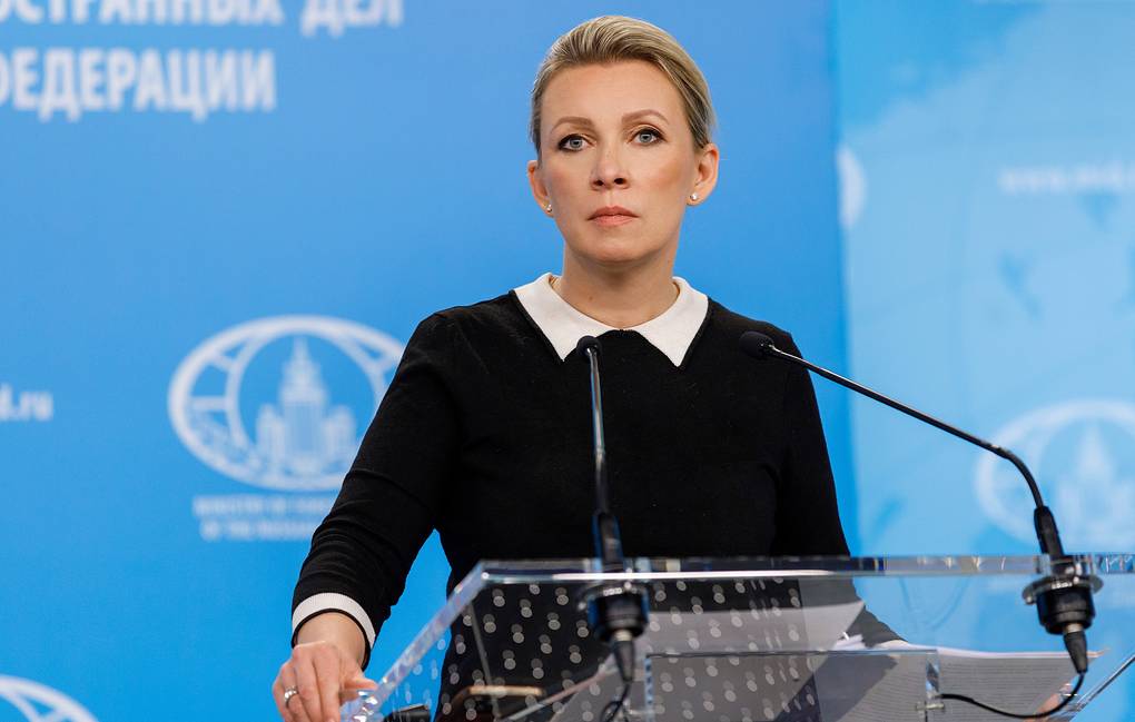 Nguoi phat ngon Bo Ngoai giao Nga Maria Zakharova. Anh: Bo Ngoai giao Nga