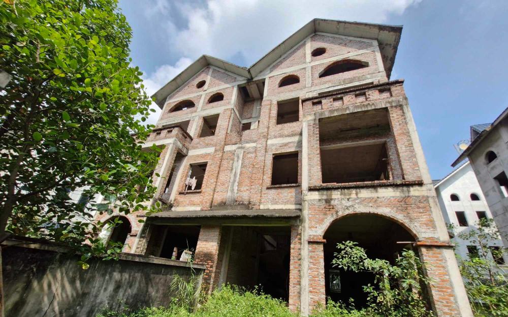 Villa in Phuong Vien (Hoai Duc district, Hanoi). Photo: Thu Giang