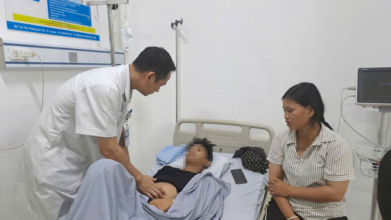 Tình trạng sức khỏe của các sinh viên Trường Cao đẳng Lào Cai đã dần ổn định. Ảnh: Phương Thảo