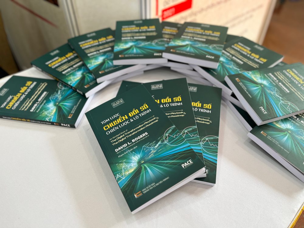 The book Digital Transformation in Brief: Strategy and Roadmap. Photo: Thuy Trang