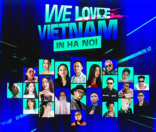 Vietnamese stars will reunite in the program "WE LOVE VIETNAM IN HANOI". Photo: Organizing Committee