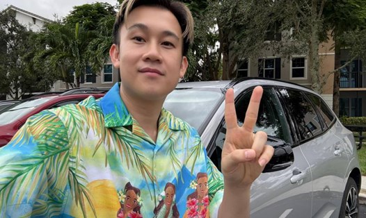 Dương Triệu Vũ cập nhật tình hình di tản tránh bão. Ảnh: Facebook nhân vật