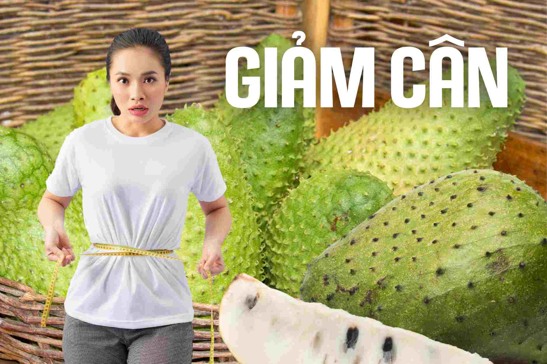 Những tác dụng ít ai biết của mãng cầu trong việc giảm cân. Đồ họa: Cao Thơm 