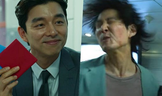 Lee Jung Jae và Gong Yoo trong một cảnh quay của phim “Squid Game”. Ảnh: Nhà sản xuất