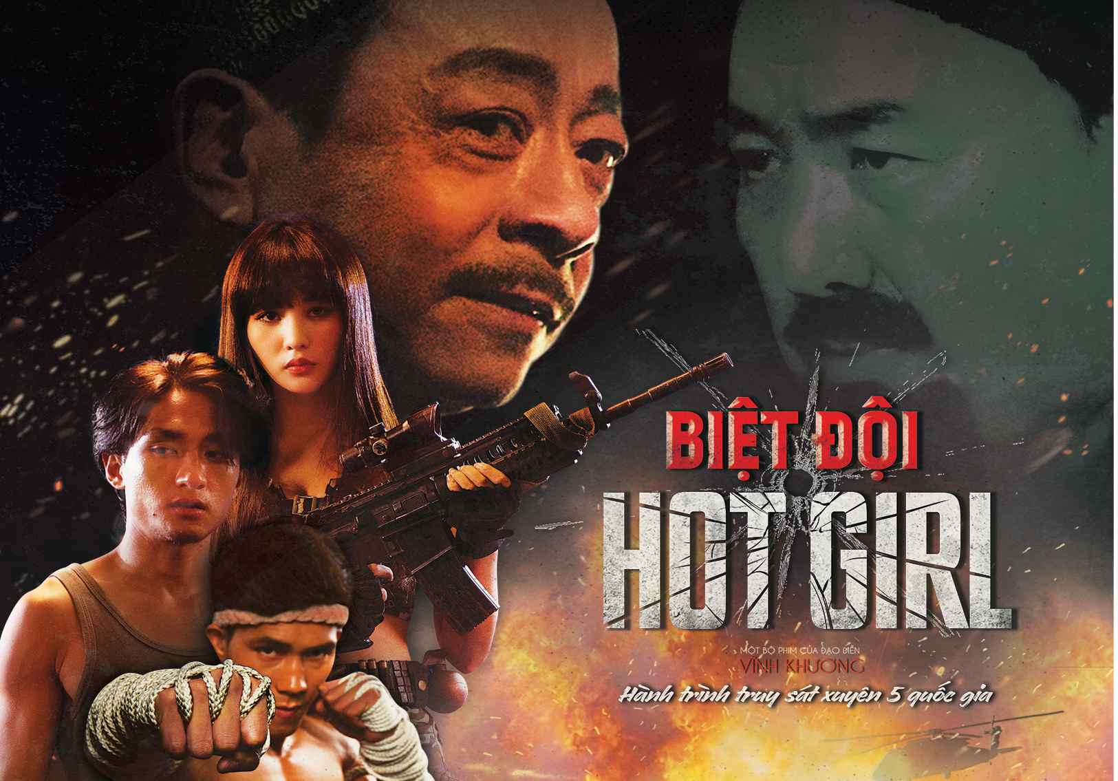 People's Artist Hoang Dung plays in the movie "Hotgirl Squad". Photo: Producer.