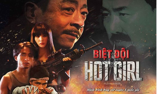 NSND Hoàng Dũng đóng trong phim "Biệt đội hotgirl". Ảnh: NSX.