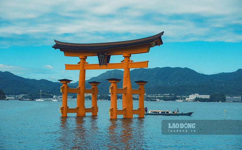 Itsukushima Shrine on Miyajima Island is a popular check-in spot in Hiroshima. Photo: Nick M.