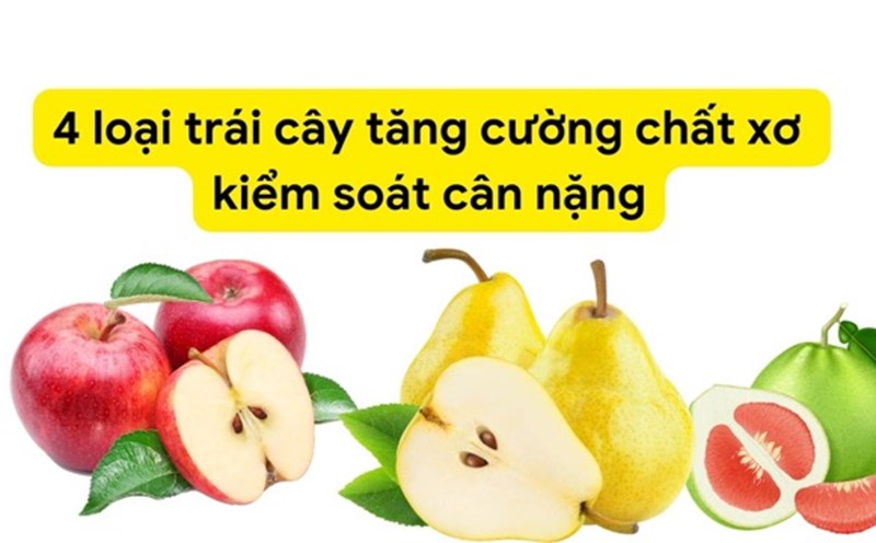 Fruits that increase fiber and help lose weight. Photo collage: HUONG SON