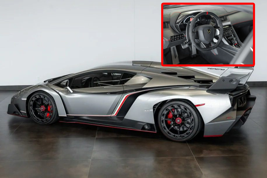 Siêu xe Lamborghini Veneno Coupe 2014 chỉ được sản xuất giới hạn 3 chiếc. Ảnh: Lamborghini