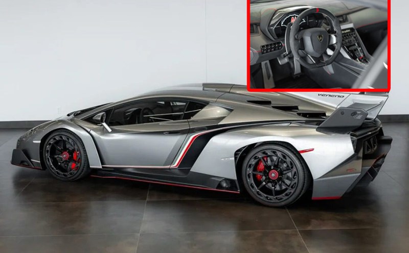The 2014 Lamborghini Veneno Coupe supercar is limited to only 3 units. Photo: Lamborghini