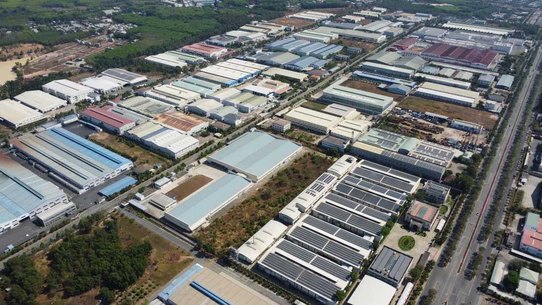The occupancy rate of industrial parks in Binh Duong reached 93.77%. Photo: Le Van