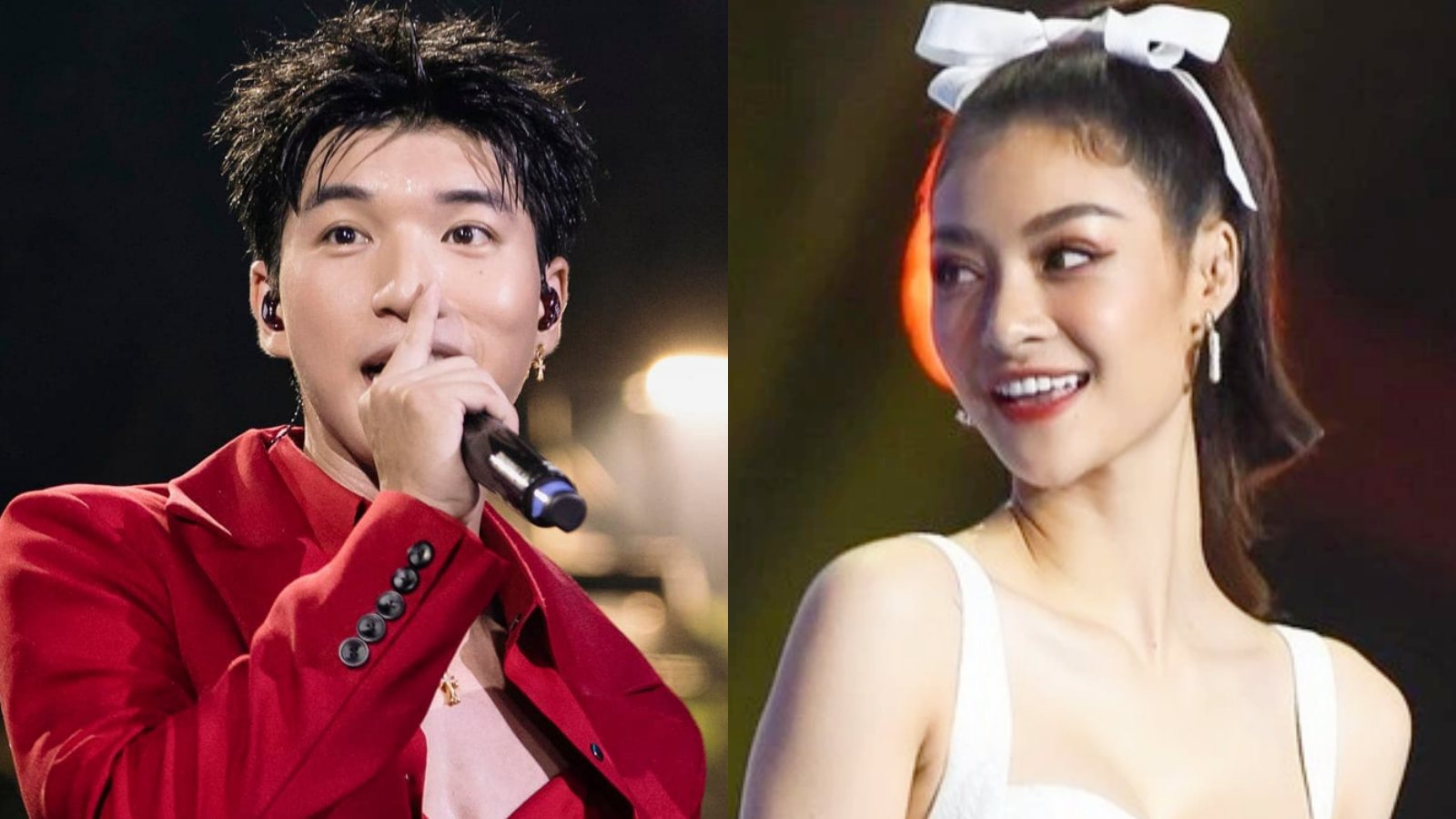 HIEUTHUHAI and Lona Kieu Loan. Photo: Producer