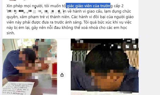Cơ quan chức năng đang làm rõ thông tin tố giác thầy giáo xâm hại nữ học sinh. Ảnh: Đình Trọng