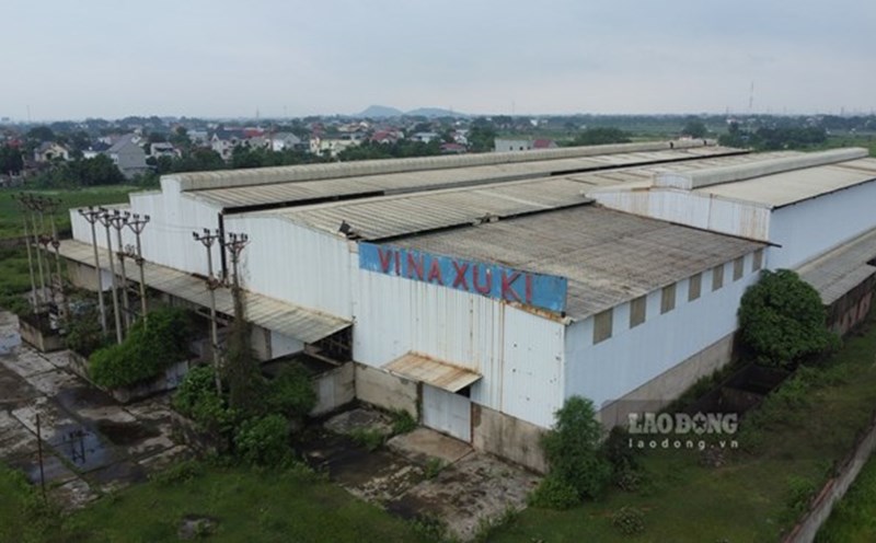 Vinaxuki's auto factory in Thai Nguyen is inactive after more than a decade of construction. Photo: Viet Bac.