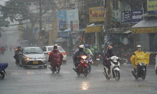 Dự báo thời tiết chiều tối và đêm nay 11.10, Nam Bộ có nơi mưa to. Ảnh: Vũ Linh