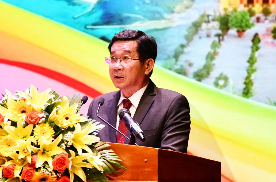 Permanent Vice Chairman of Ho Chi Minh City People's Committee Duong Ngoc Hai speaks at the conference. Photo: Xuan Nhan