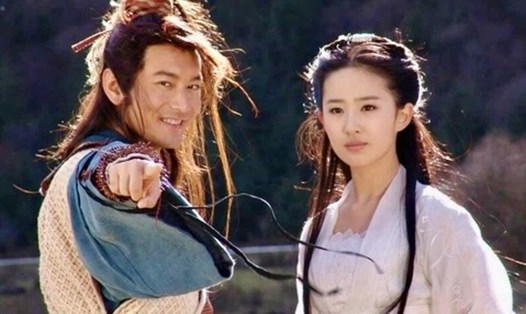 Huỳnh Hiểu Minh và Lưu Diệc Phi trong "Thần điêu đại hiệp" bản 2006. Ảnh: Nhà sản xuất